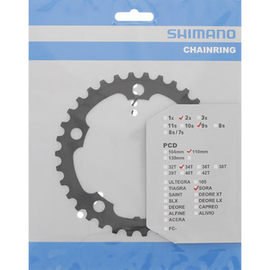SHIMANO FC-3550 CHAINRING 34T BLACK F TYPE