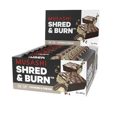 Musashi Shred & Burn Protein Bar