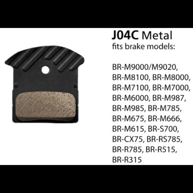 Shimano MR-M9000 Metal Pad and Spring J04C w/FIN