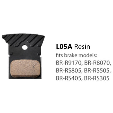 L05A-RF Resin Pad & Spring Road Disc Brake - Finned